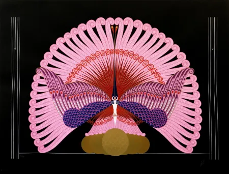 Screenprint Erte - PHOENIX TRIUMPHANT
