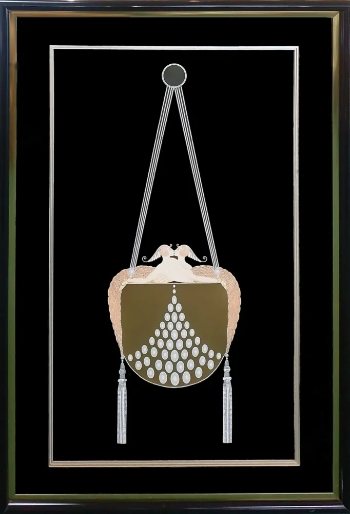 Screenprint Erte - THE CLASP