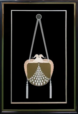 Screenprint Erte - THE CLASP