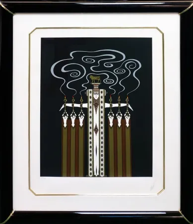 Screenprint Erte - THE GOLDEN CALF
