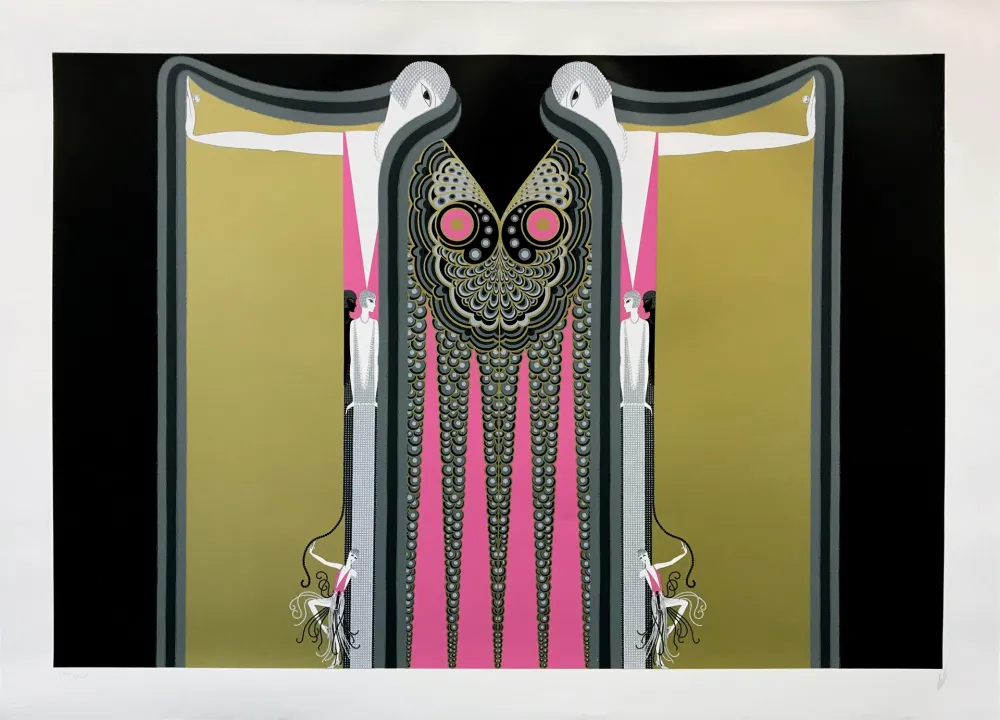 Screenprint Erte - TWIN SISTERS