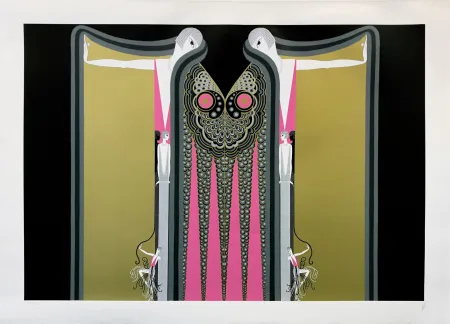 Screenprint Erte - TWIN SISTERS