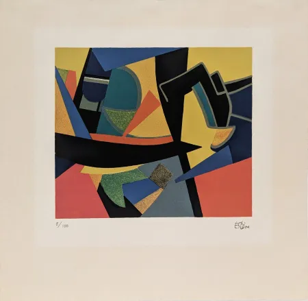 Lithograph Esteve - Bebaros 