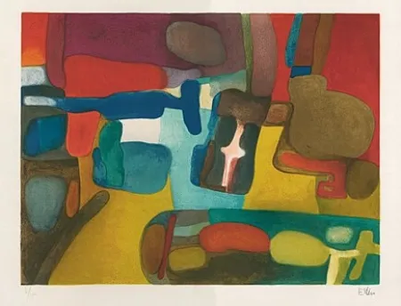 Lithograph Esteve - Cali