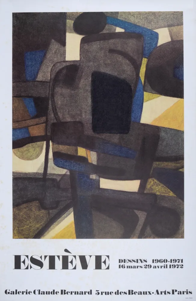 Lithograph Esteve - Dessins, 1972