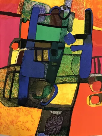 Lithograph Esteve - Duetto