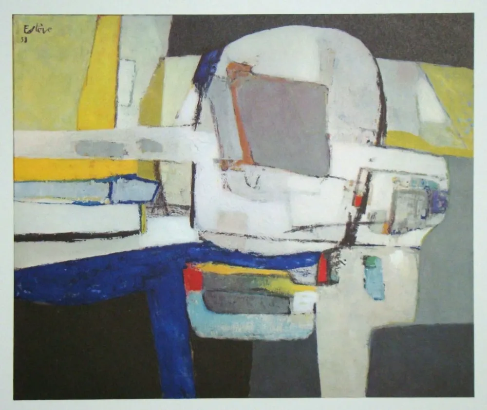 Lithograph Esteve - Friselune