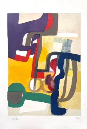 Lithograph Esteve - Jour de fête 