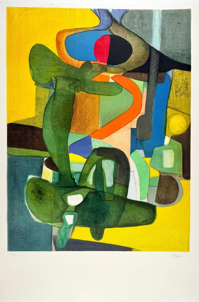 Lithograph Esteve - L'Envol 
