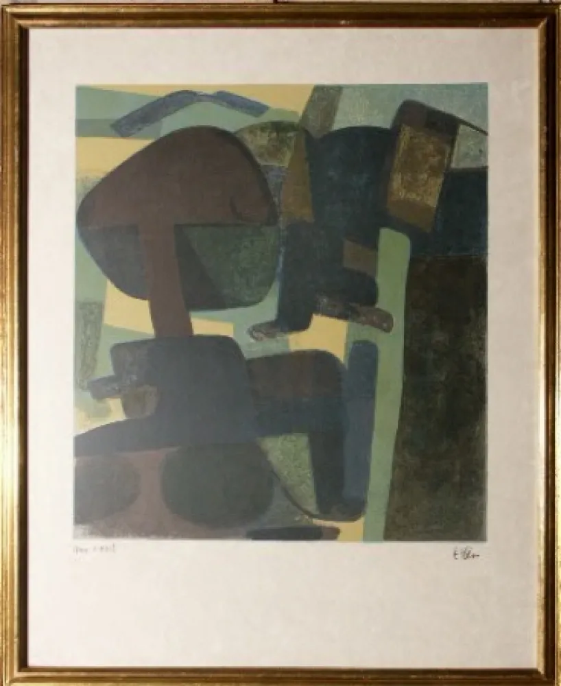 Lithograph Esteve - Moranès