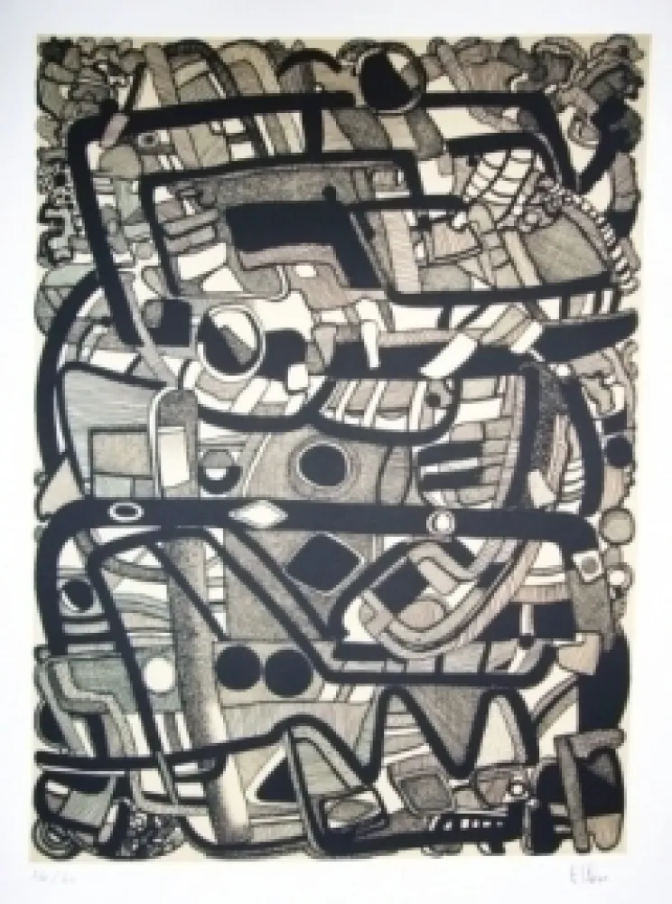 Lithograph Esteve - Otochiné