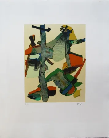 Lithograph Esteve - Roussadou