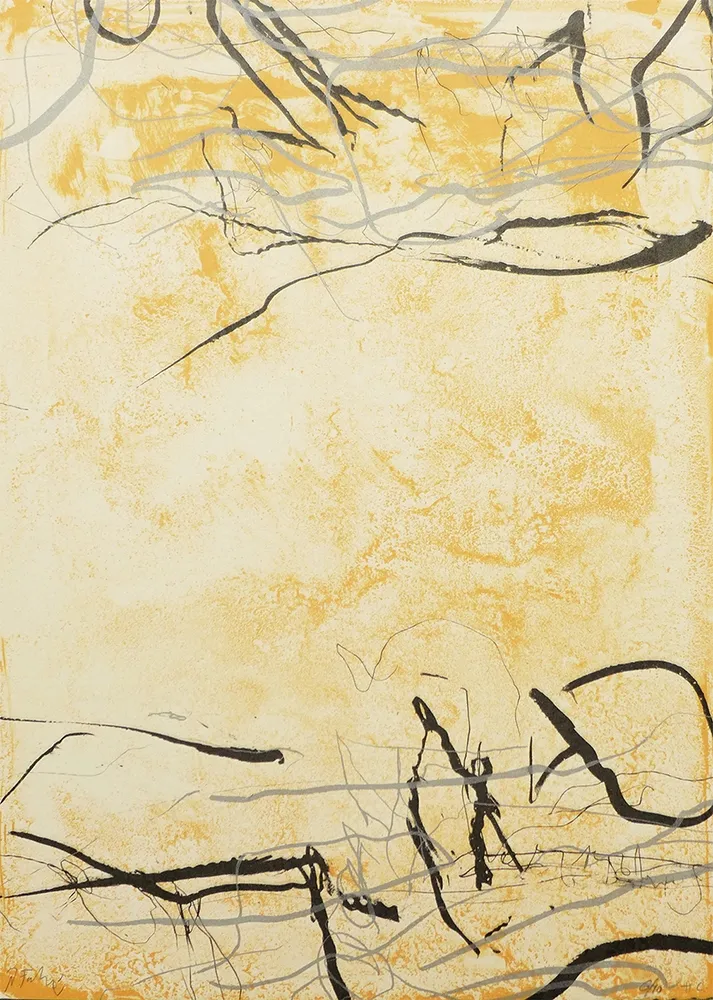 Lithograph Fabré - Entre Voces