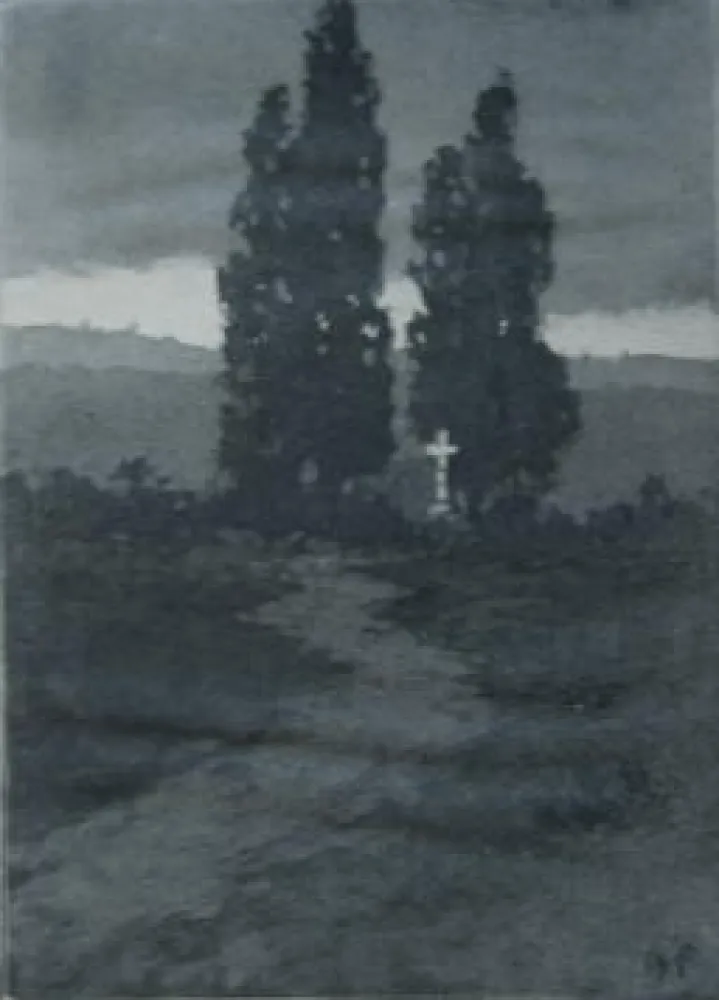 Aquatint Fabre - Le repos