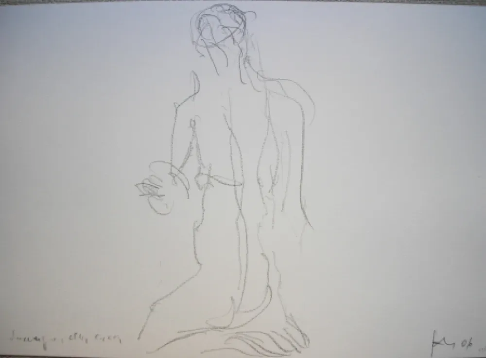 Lithograph Fabro - Daccapo, alla cieca