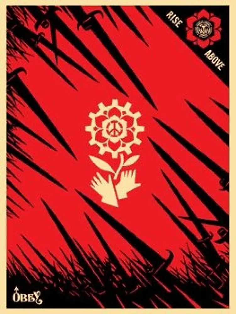 Screenprint Fairey - Bayonettes