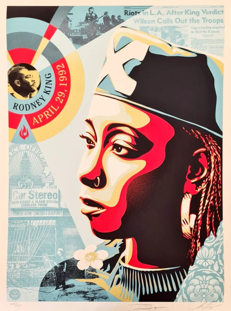 Screenprint Fairey - Eyes Of The King Verdict