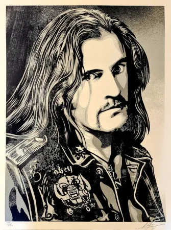 Screenprint Fairey - Lemmy Damaged Case (Motörhead)