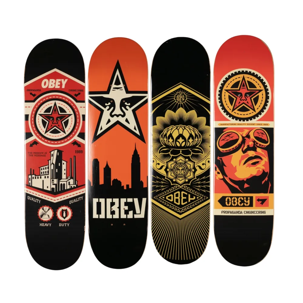 Screenprint Fairey - Obey Skate Decks