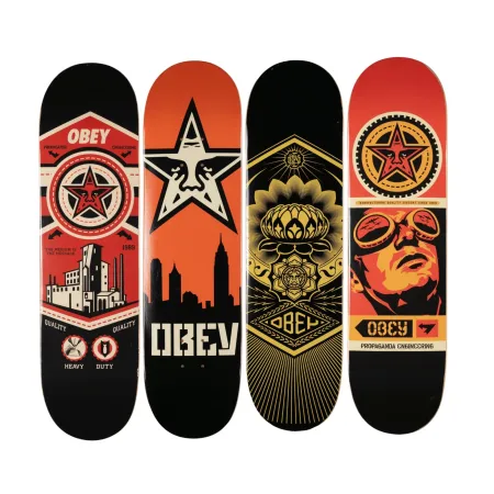 Screenprint Fairey - Obey Skate Decks