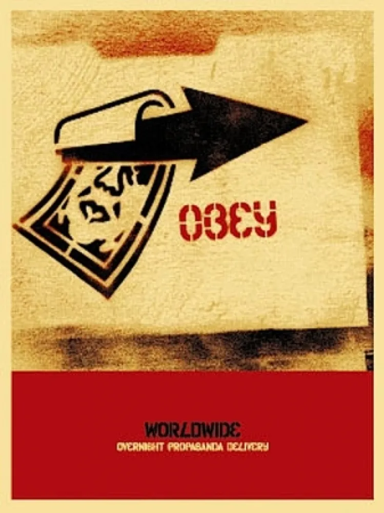 Screenprint Fairey - Overnight Delivery