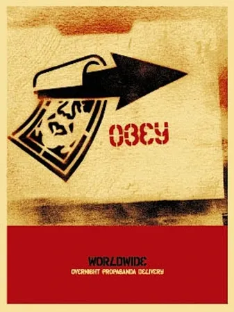 Screenprint Fairey - Overnight Delivery