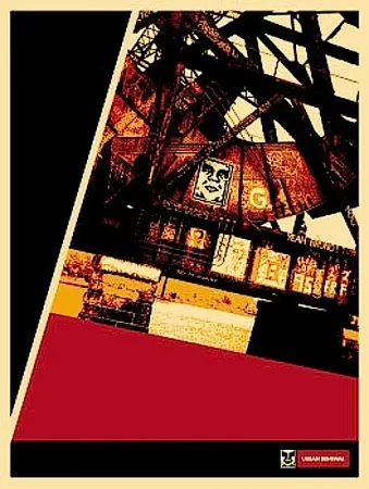 Screenprint Fairey - RI Bridge