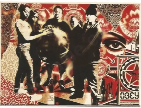 Screenprint Fairey - She's not a Planet, She is One of Us