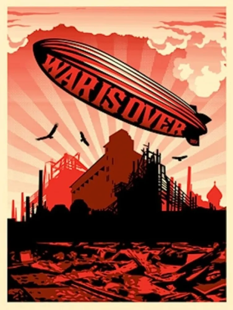 Screenprint Fairey - War Is Over