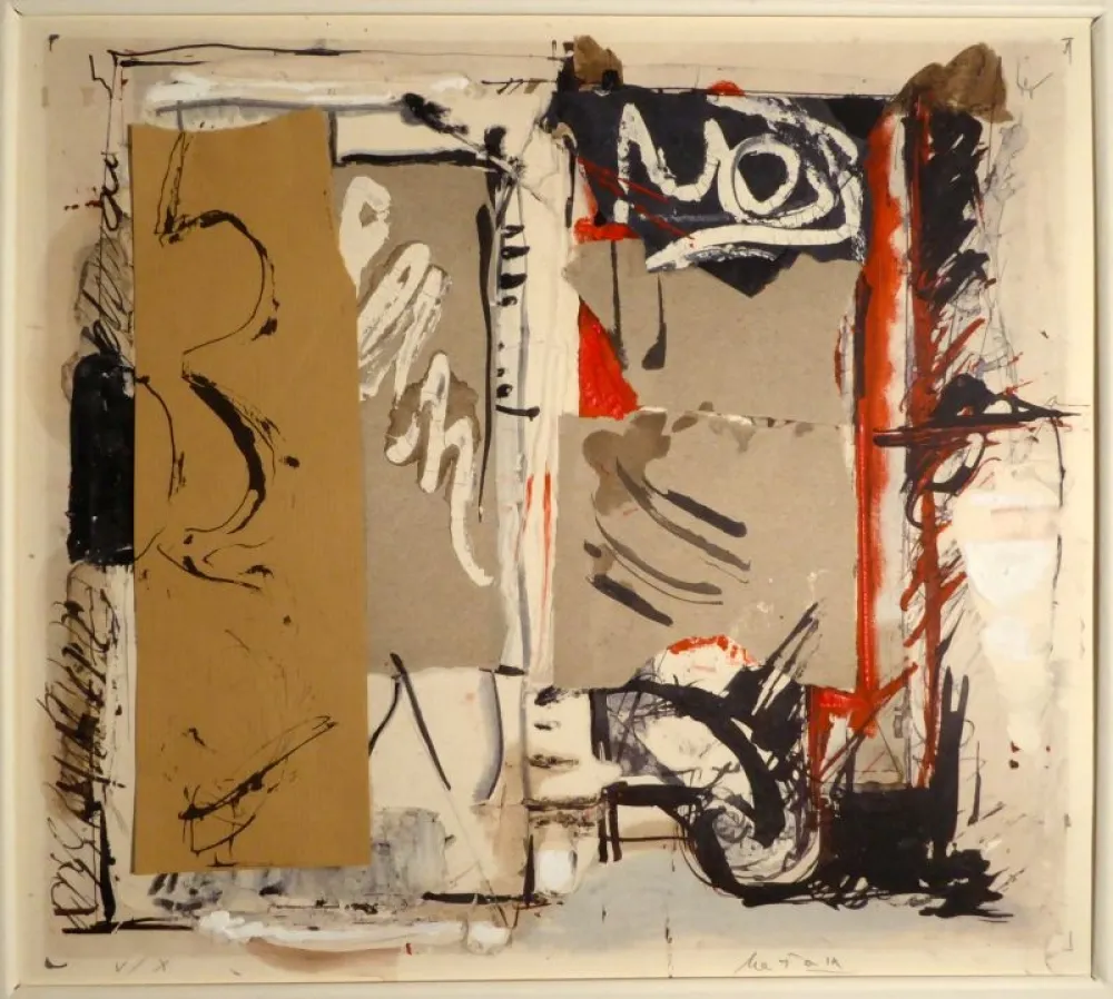 Lithograph Falk - Container