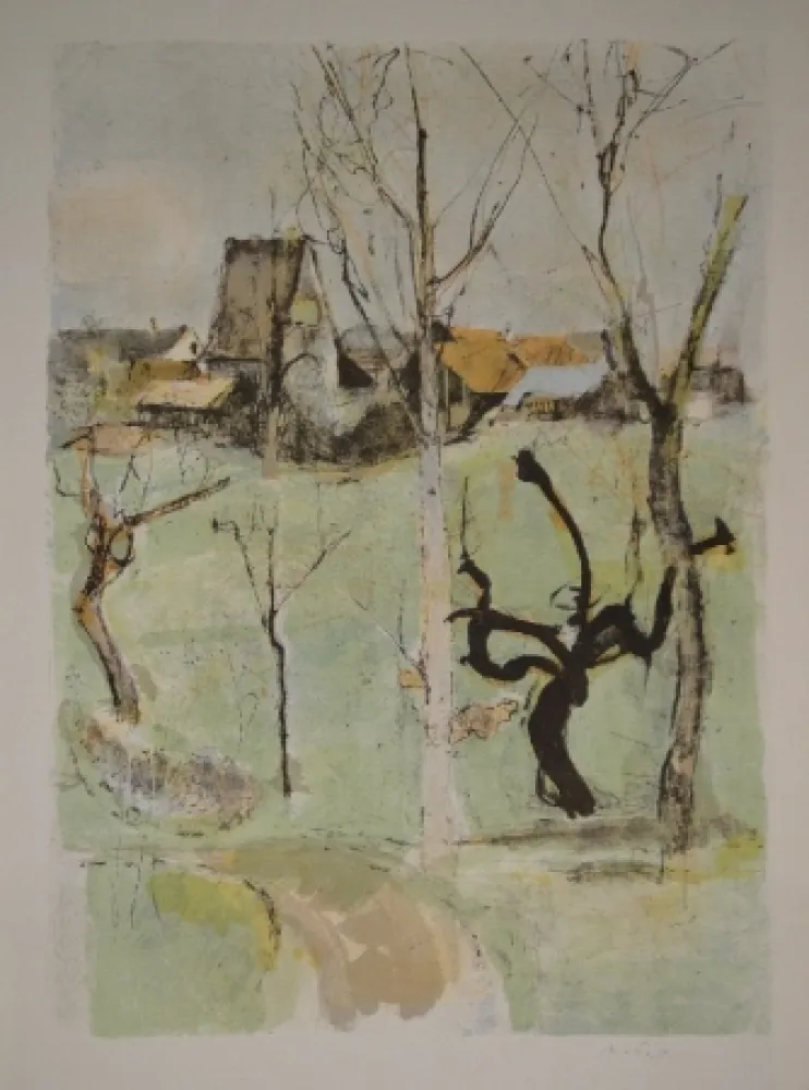 Lithograph Falk - Urdorf