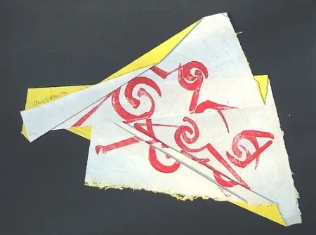 Lithograph Falkenstein - Interlocked Cones