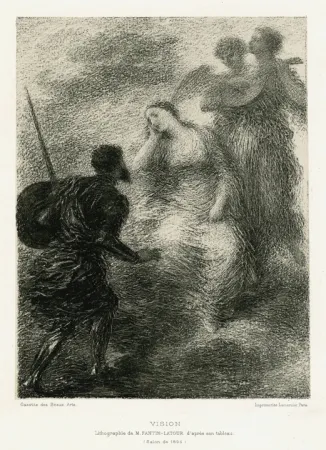 Lithograph Fantin-Latour - Vision