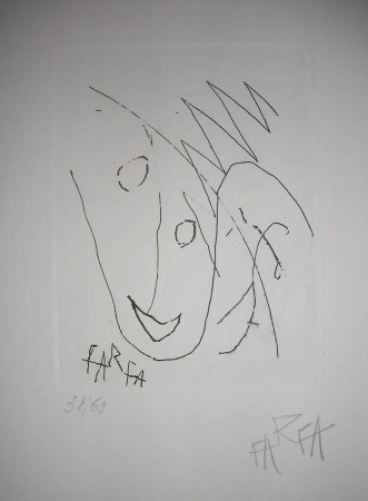 Engraving Farfa - The international avant garde 2