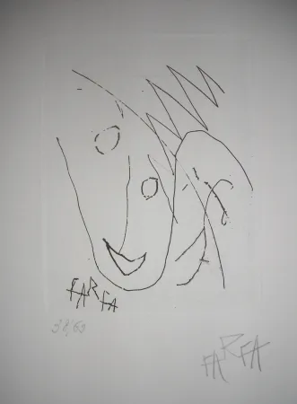 Engraving Farfa - The international avant garde 2
