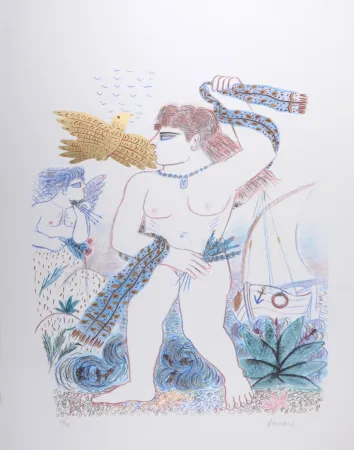 Lithograph Fassianos - Aphrodite
