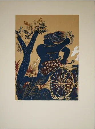 Lithograph Fassianos - Composition