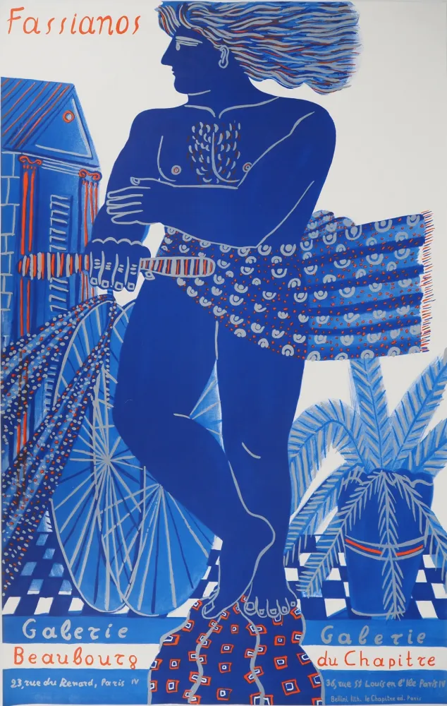 Illustrated Book Fassianos - Cycliste dans le vent