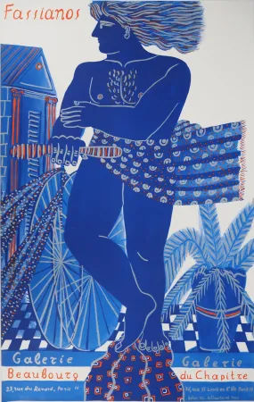 Illustrated Book Fassianos - Cycliste dans le vent