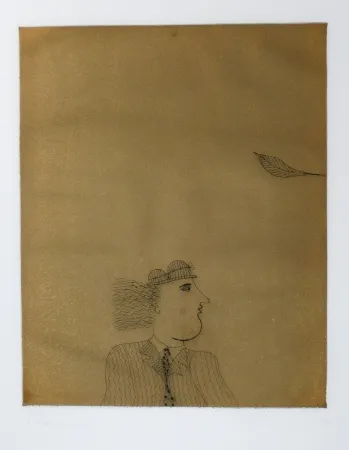 Etching And Aquatint Fassianos - Homme costumé