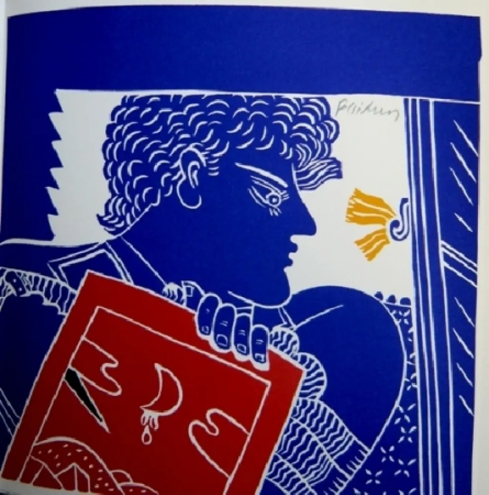 Linocut Fassianos - Musique