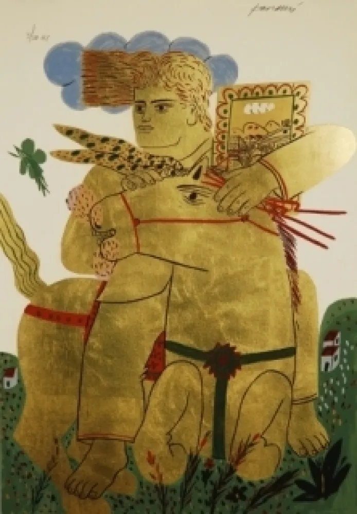 Screenprint Fassianos - Zeus