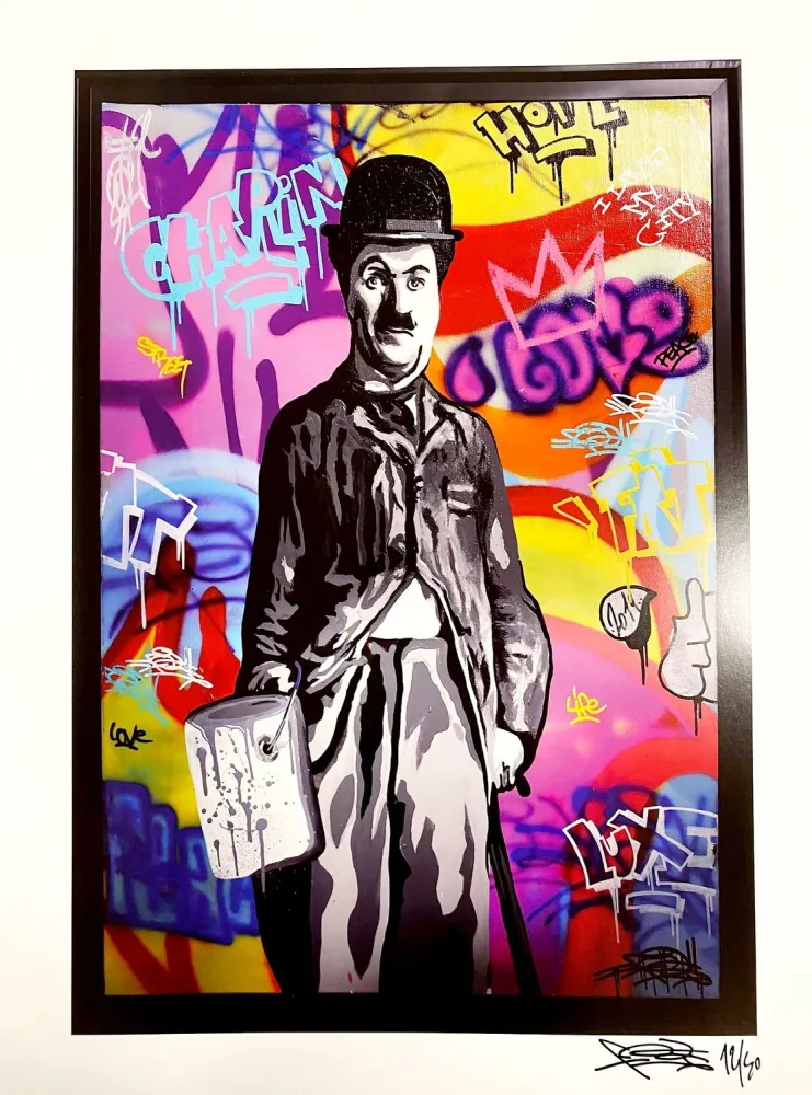 Numeric Print Fat - Charlie Chaplin II Print