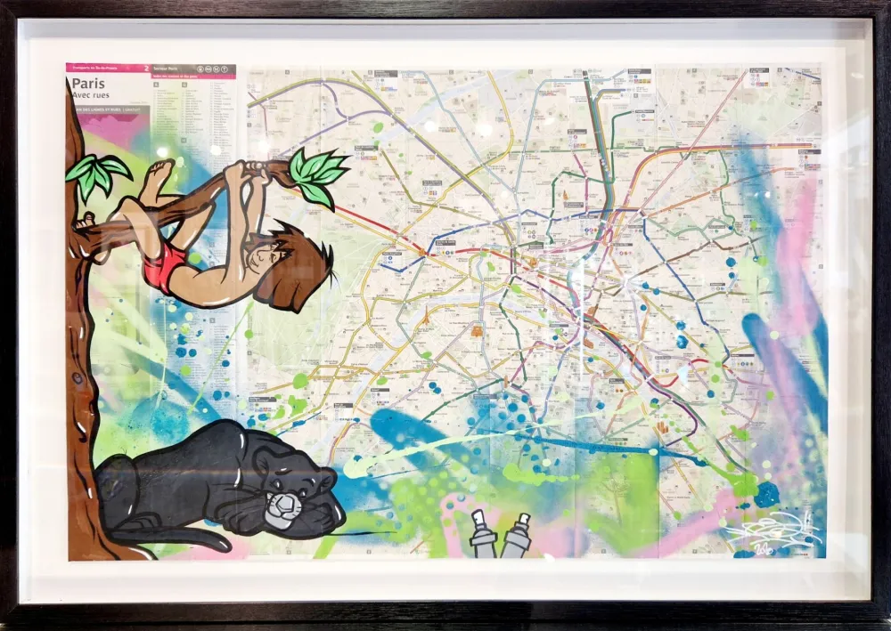 No Technical Fat - Mowgli & Bagheera (Metro Map of Paris)