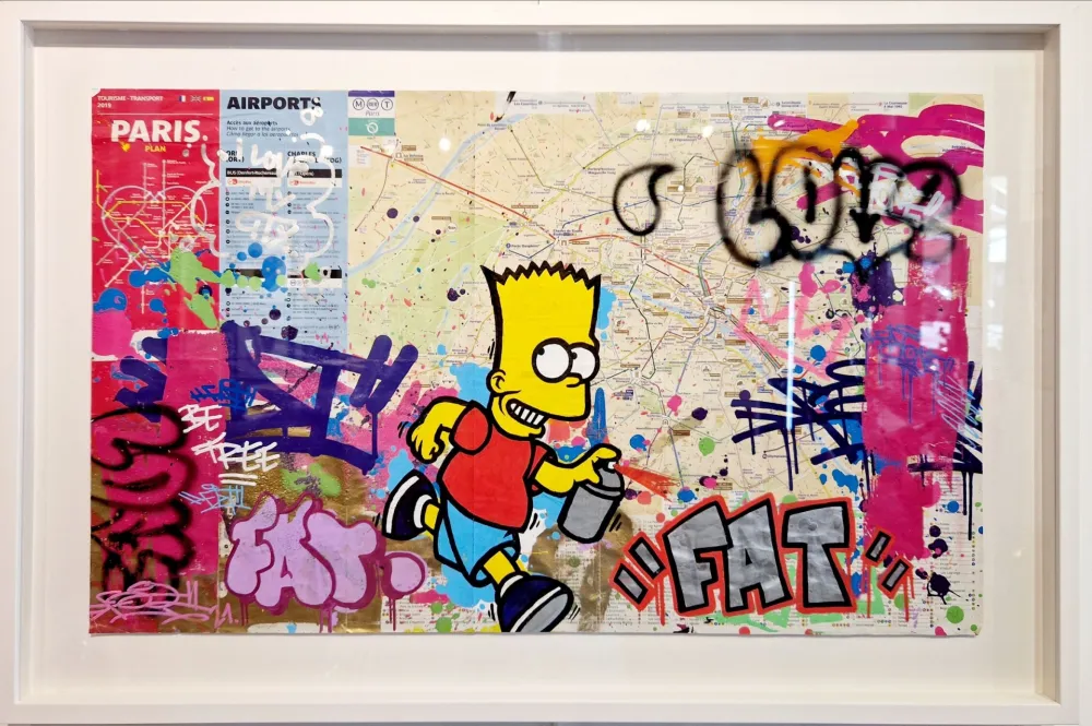 No Technical Fat - Simpson (Metro Map of Paris)