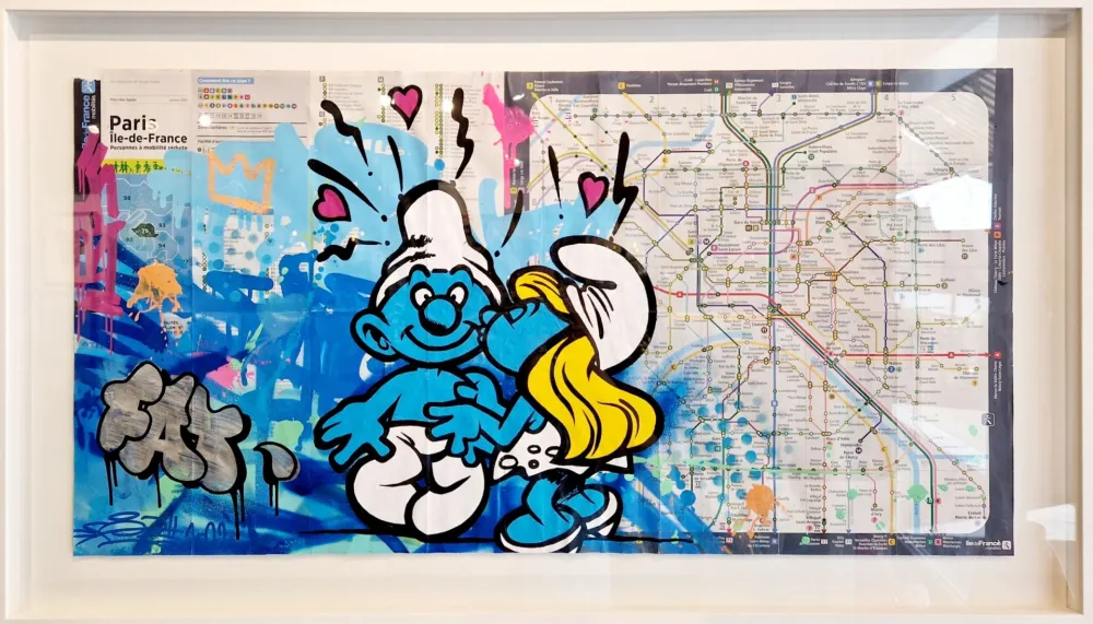No Technical Fat - Smurfs (Metro Map of Paris)