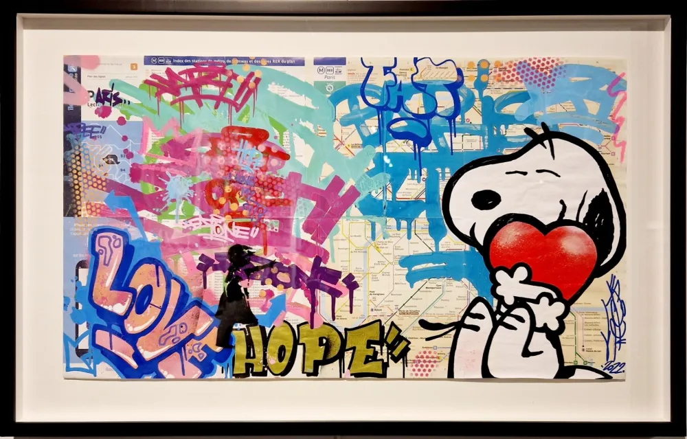 No Technical Fat - Snoopy (Metro Map of Paris)