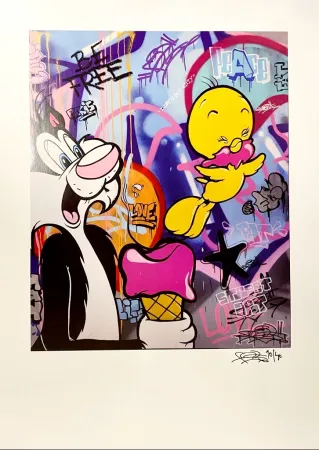 Poster Fat - Titi et Grosminet