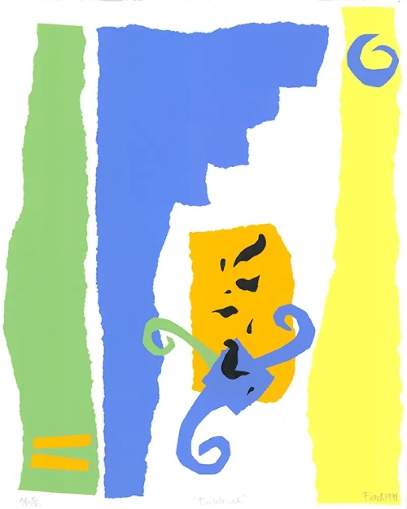 Lithograph Fateh - Barcelona II