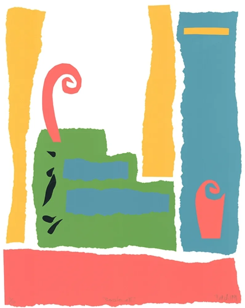 Lithograph Fateh - Barcelona III